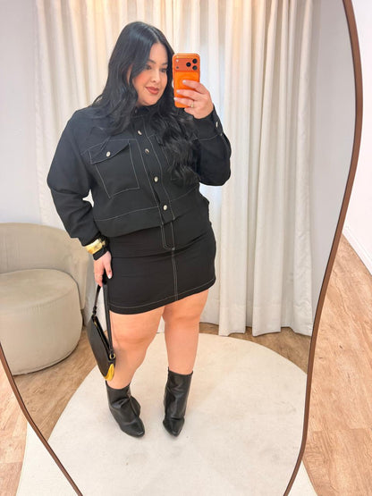 Conjunto Short Saia Flávia