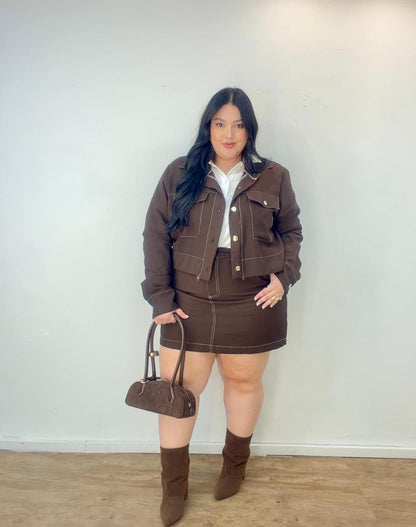 Conjunto Short Saia Flávia