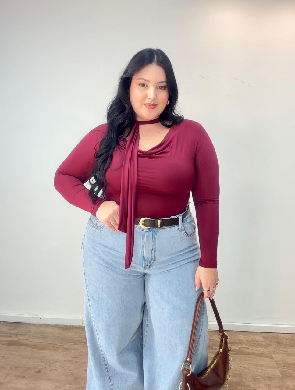 Blusa decote Degagê