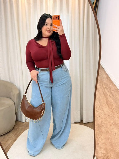 Blusa decote Degagê