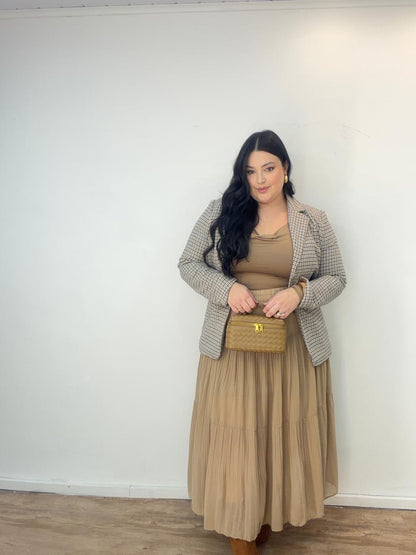 Saia Plissado Lisa