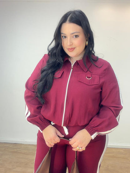 Conjunto de Listras com Jaqueta Leandra