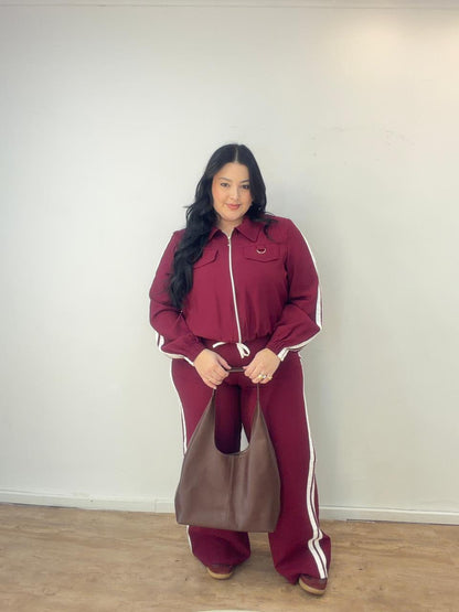 Conjunto de Listras com Jaqueta Leandra