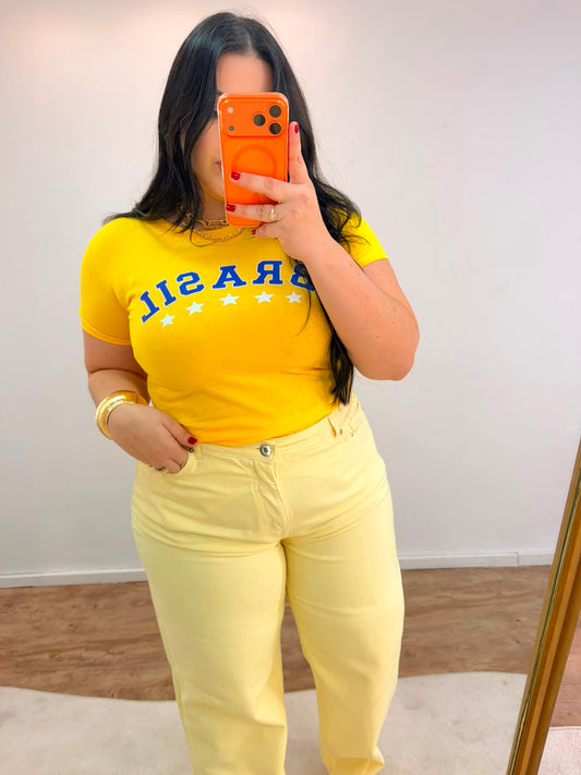 Camiseta Brasil Estrela