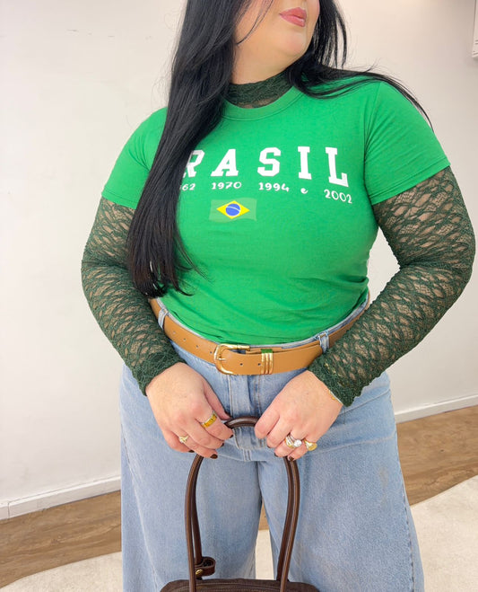 Blusa Brasil Penta