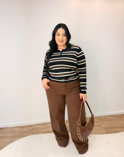 Tricot Polo Listras