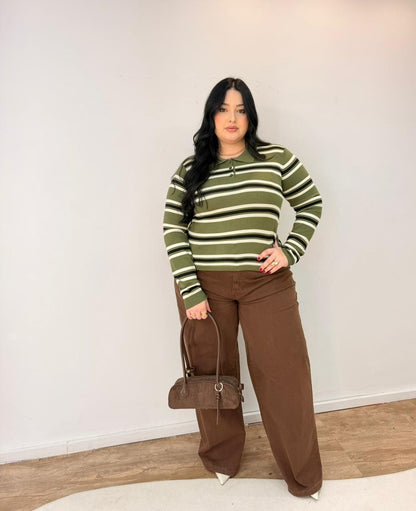 Tricot Polo Listras