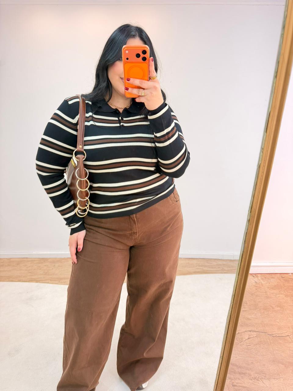 Tricot Polo Listras