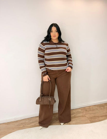Tricot Polo Listras