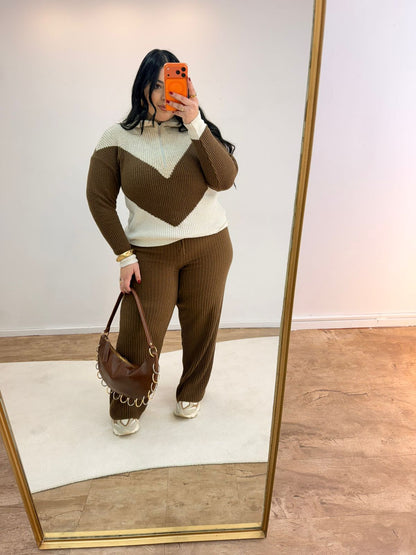 Conjunto Tricot Mousse com Zíper Beatriz