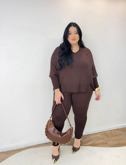 Conjunto Blusão em Tricot Modal Monarca