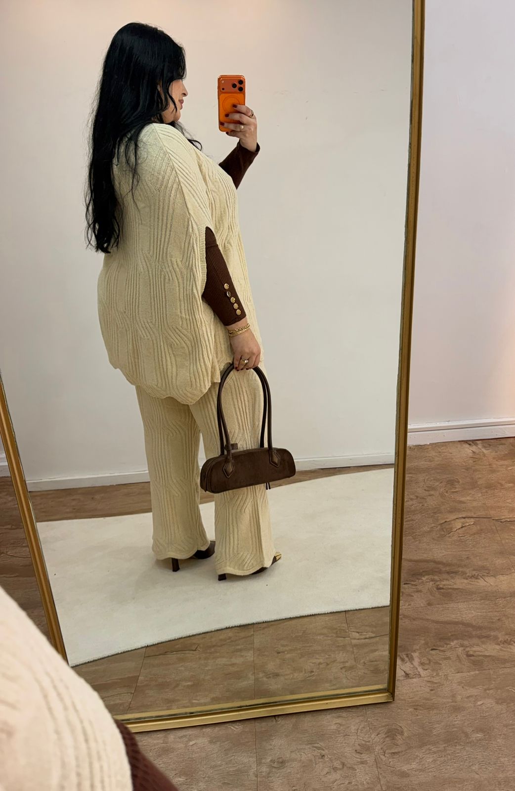 Conjunto Capa em Tricot Mousse Isabelle