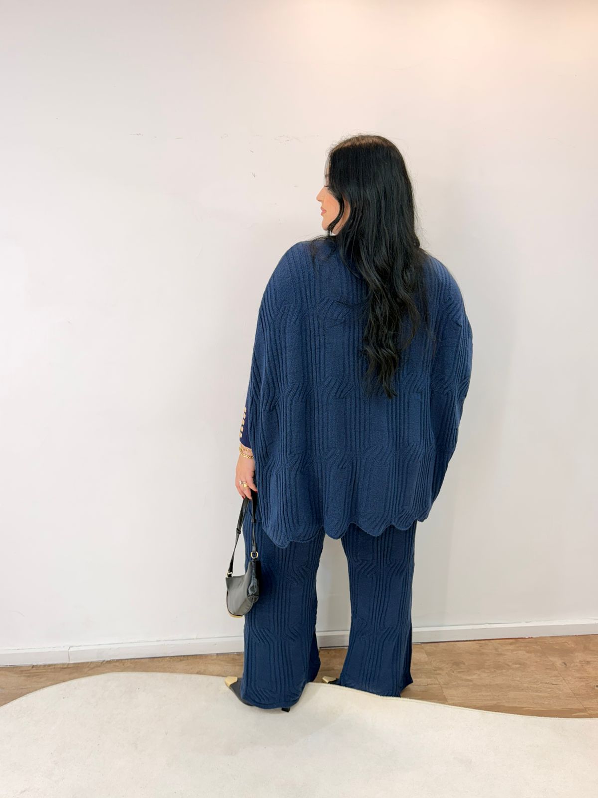 Conjunto Capa em Tricot Mousse Isabelle
