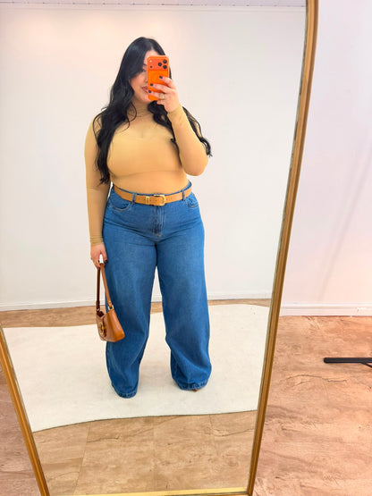 Wide Leg Básica Estonada