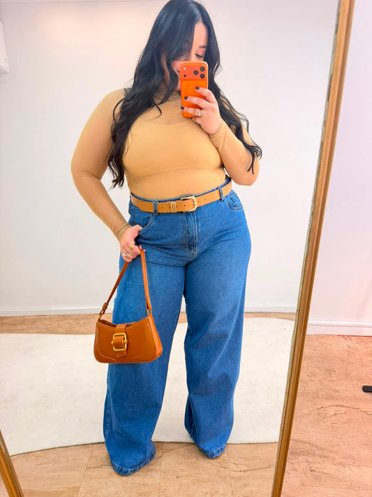 Wide Leg Básica Estonada