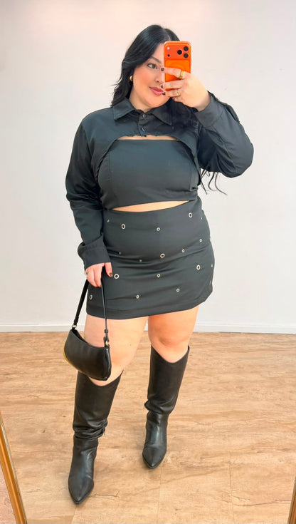Trijunto Short Saia Ilhós