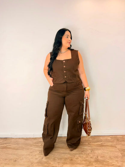 Conjunto Jeans Cargo Utility