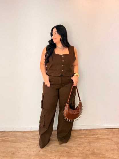 Conjunto Jeans Cargo Utility
