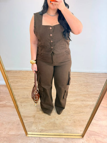 Conjunto Jeans Cargo Utility