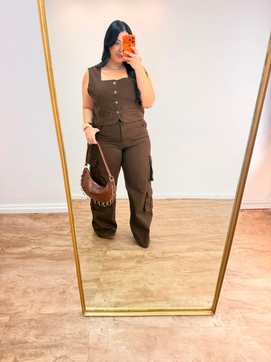 Conjunto Jeans Cargo Utility