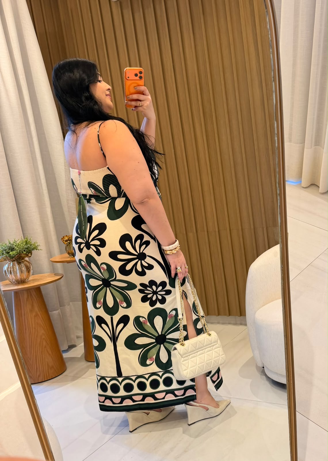Vestido Cropped Alça Florara Farm