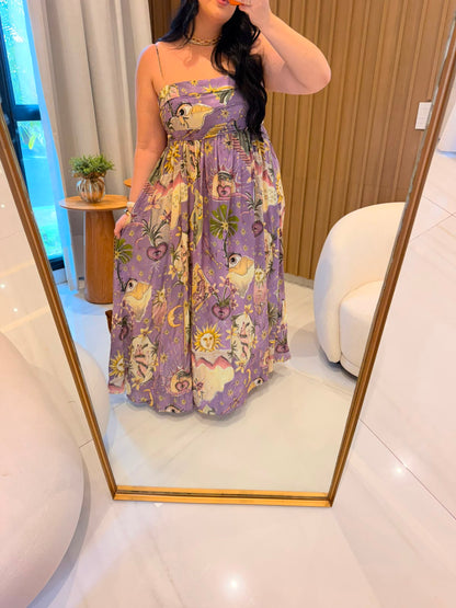 Vestido Longo Selva Mística Farm