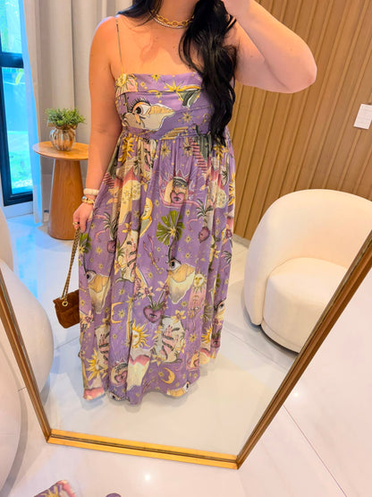 Vestido Longo Selva Mística Farm