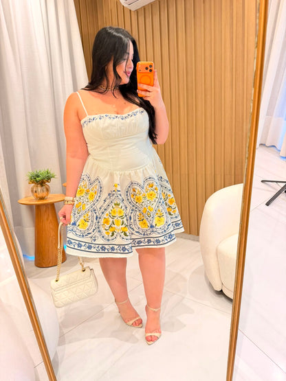 Vestido Curto Romance Boho Farm