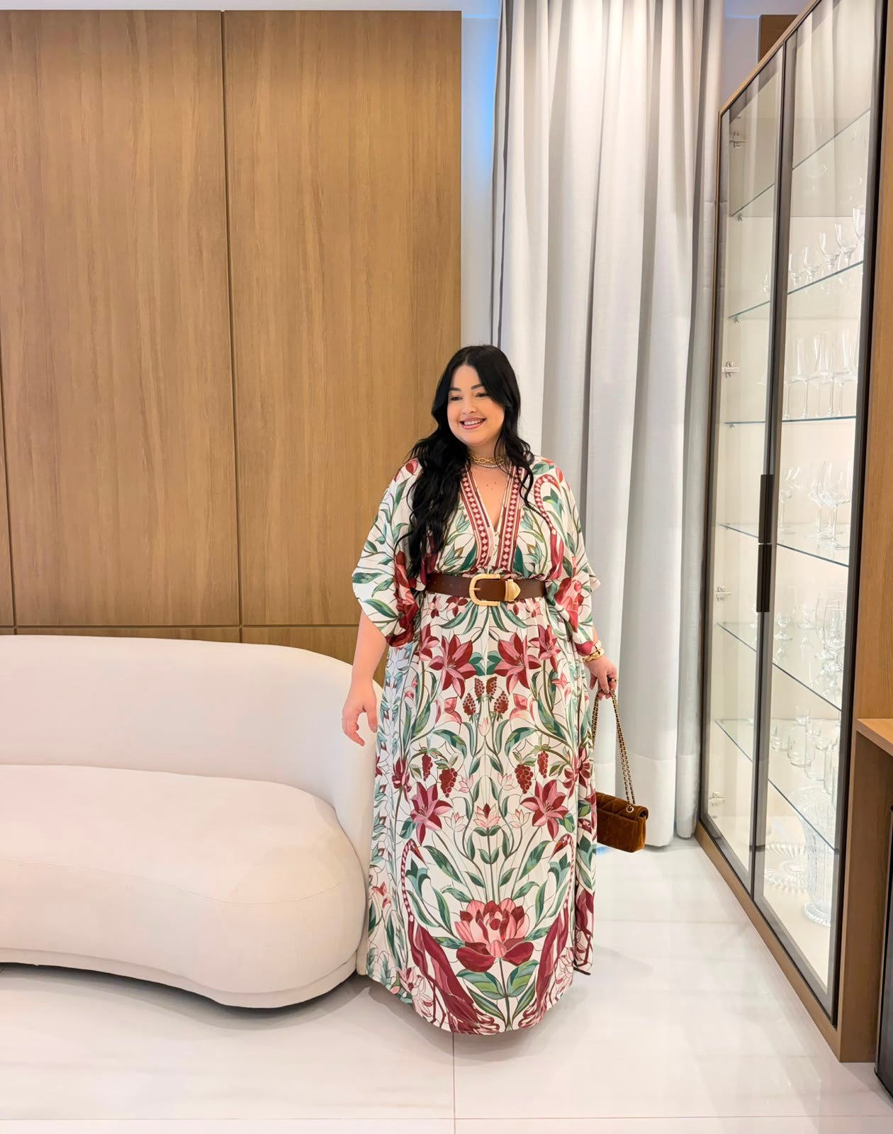 Vestido Cropped Jardim Vitral Farm