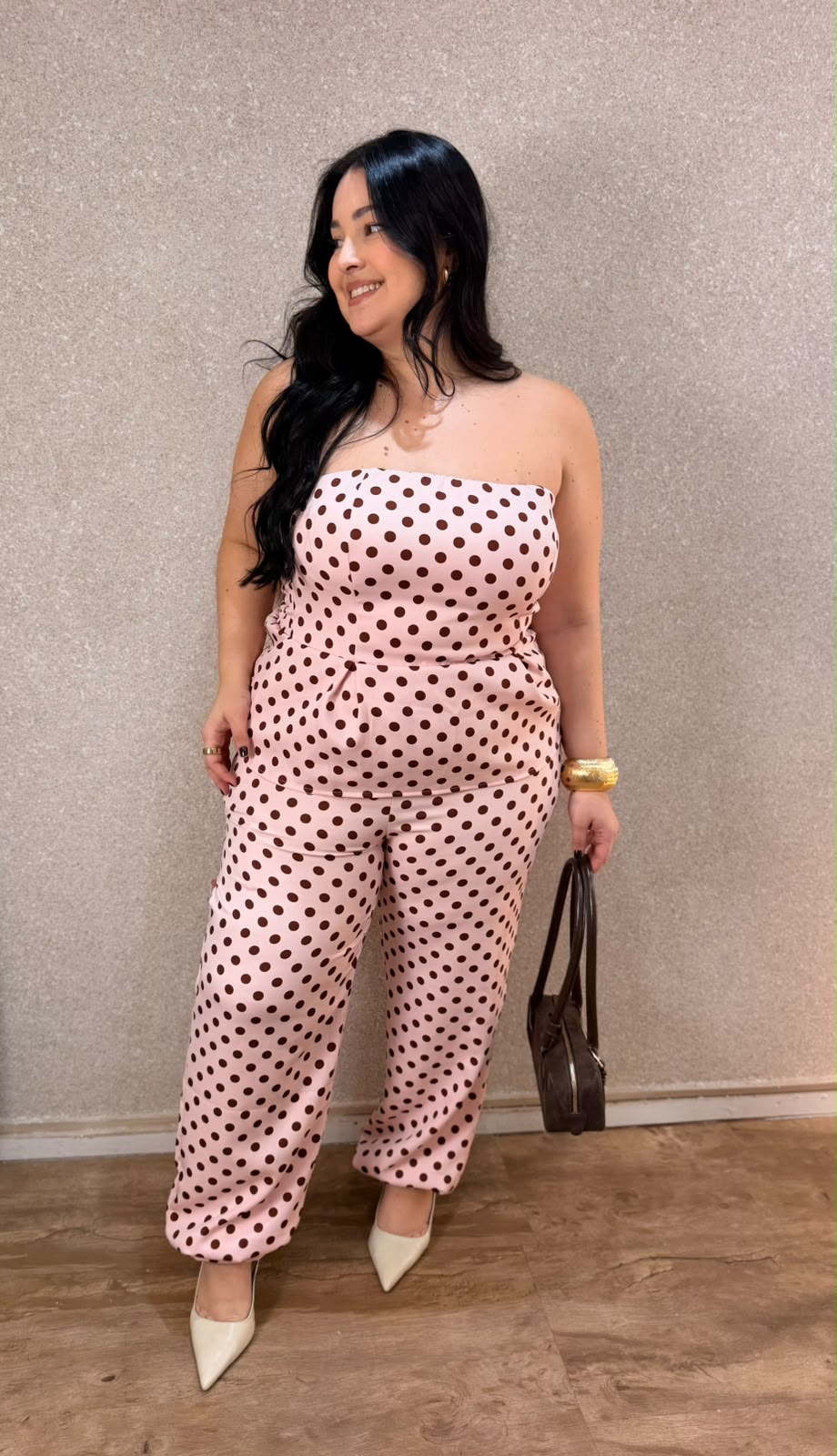 Conjunto de Bata Tomara que Caia Poá