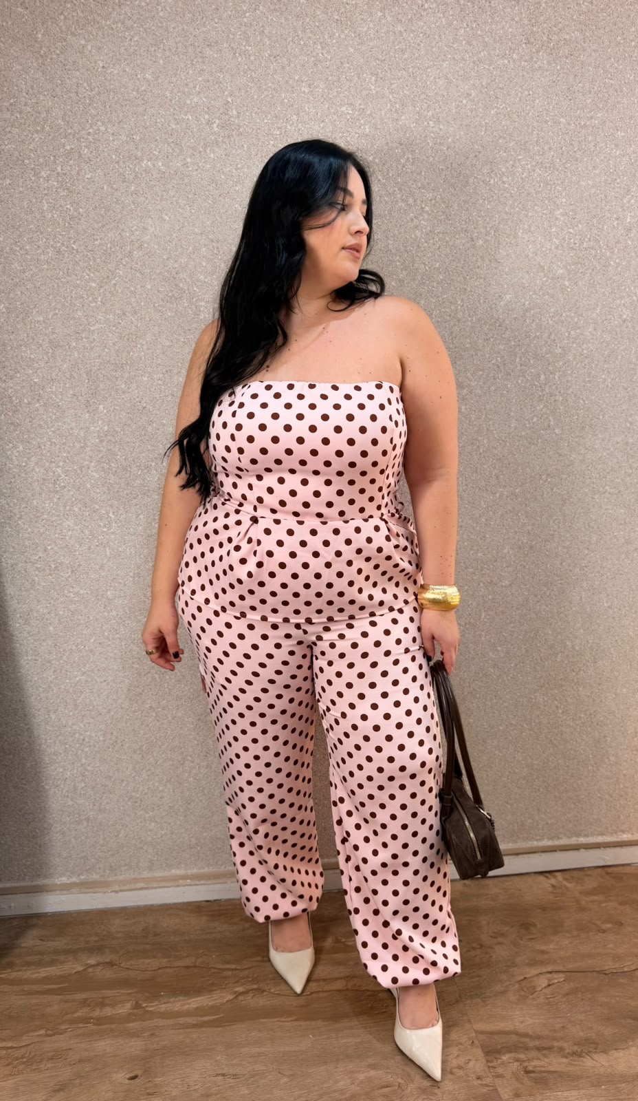 Conjunto de Bata Tomara que Caia Poá