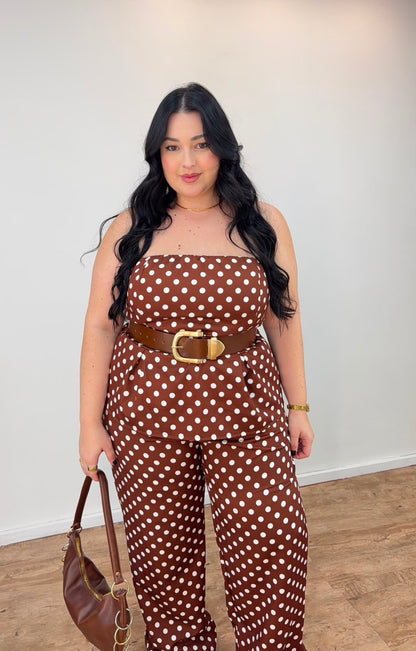 Conjunto de Bata Tomara que Caia Poá