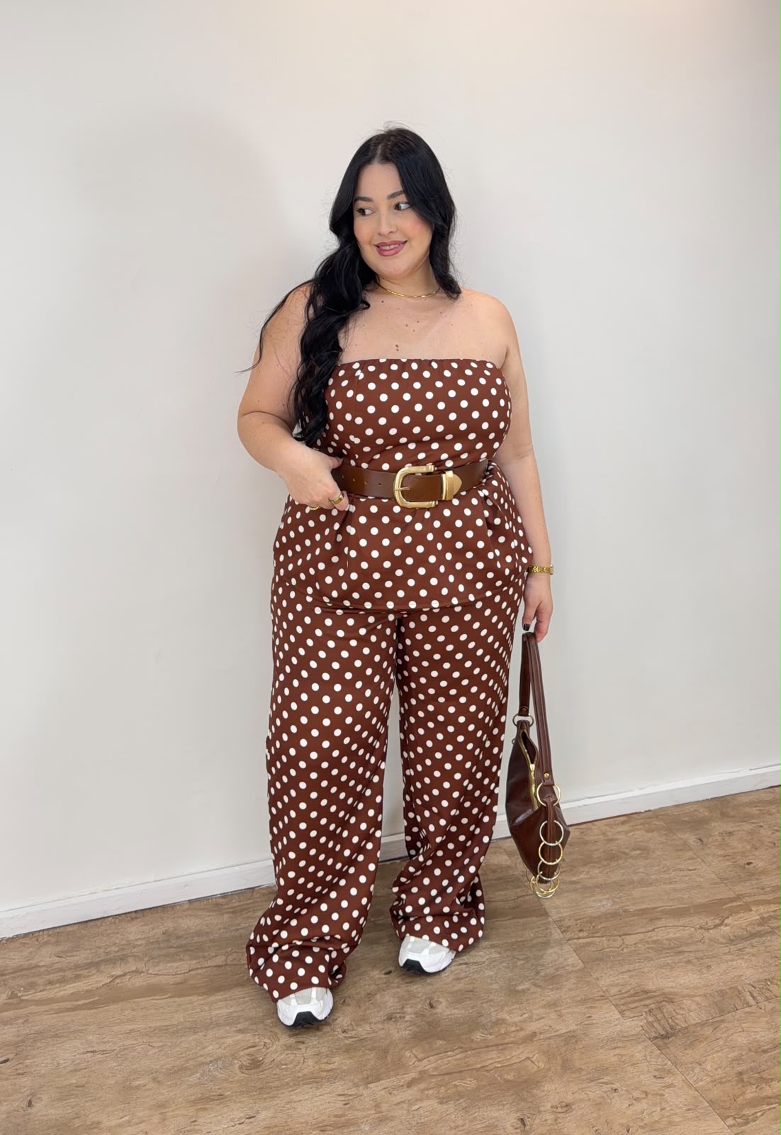 Conjunto de Bata Tomara que Caia Poá