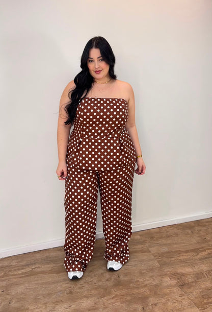 Conjunto de Bata Tomara que Caia Poá