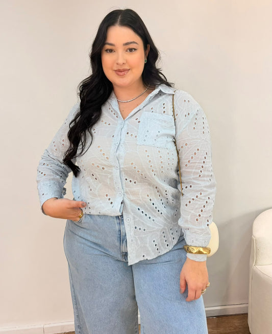 Camisa em Laise Sofia