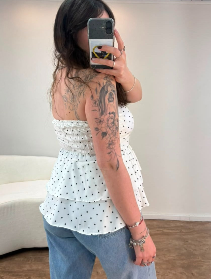 Blusa Tomara que Caia Poá