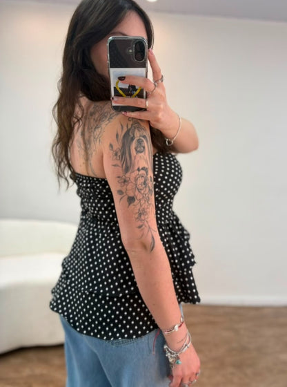 Blusa Tomara que Caia Poá