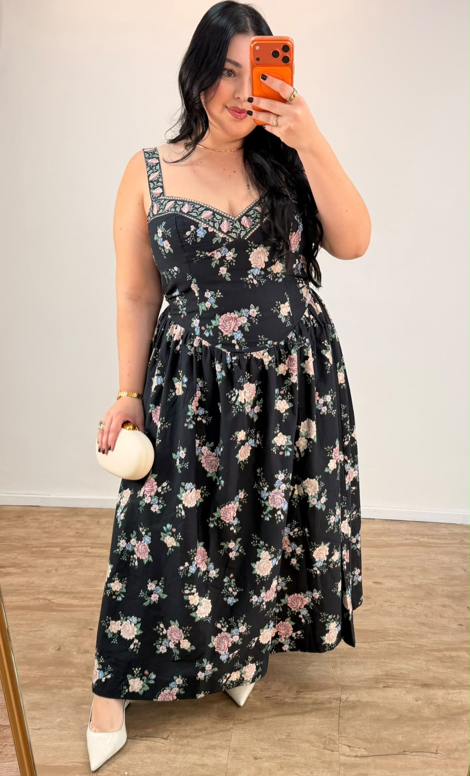 Vestido Cropped Estampado Romance Farm