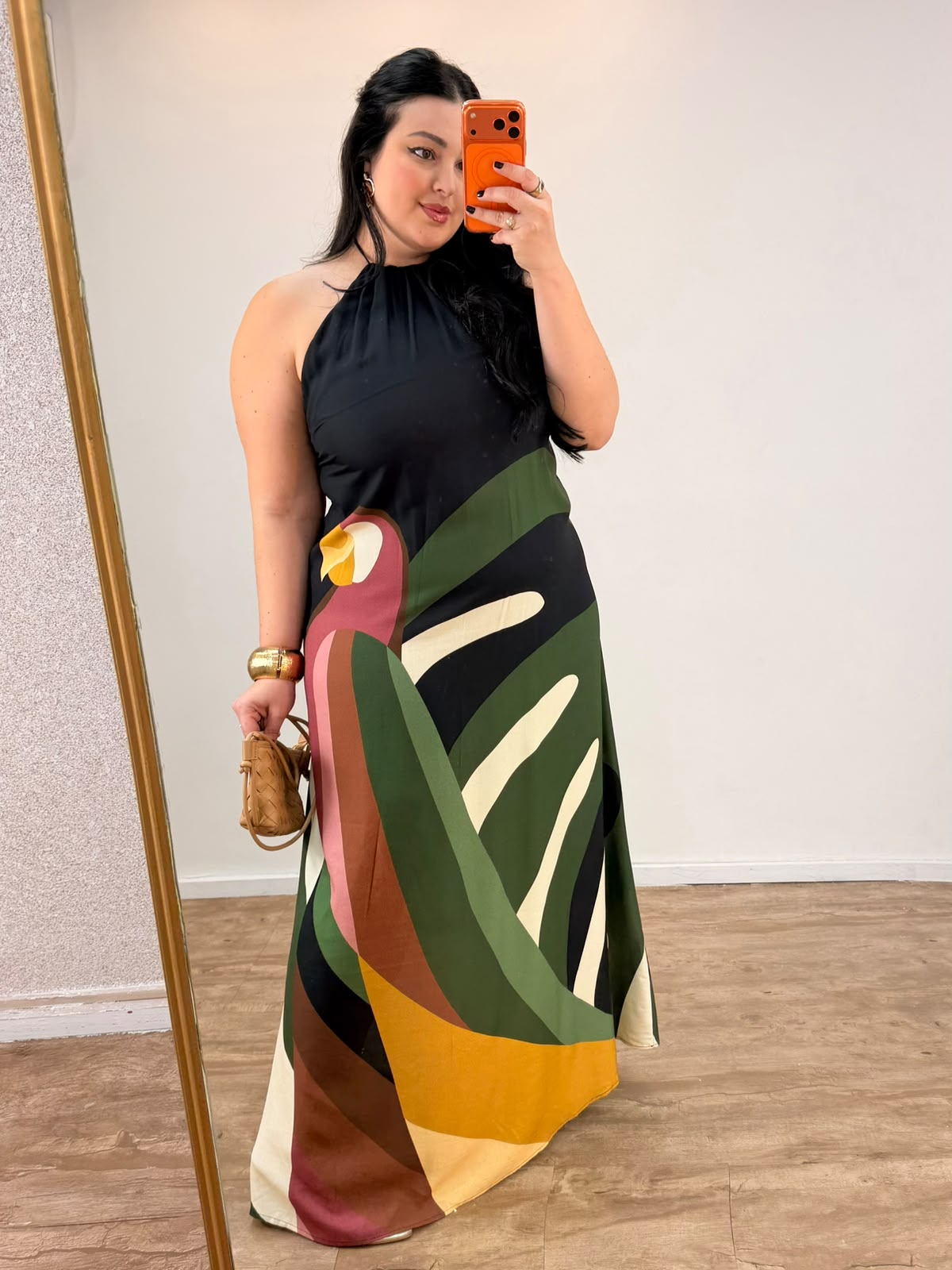 Vestido Longo Listra Arara Farm