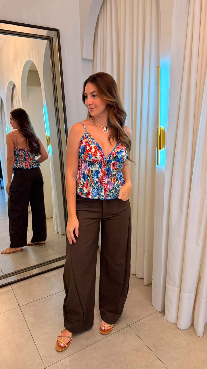 Calça Sarja Marina