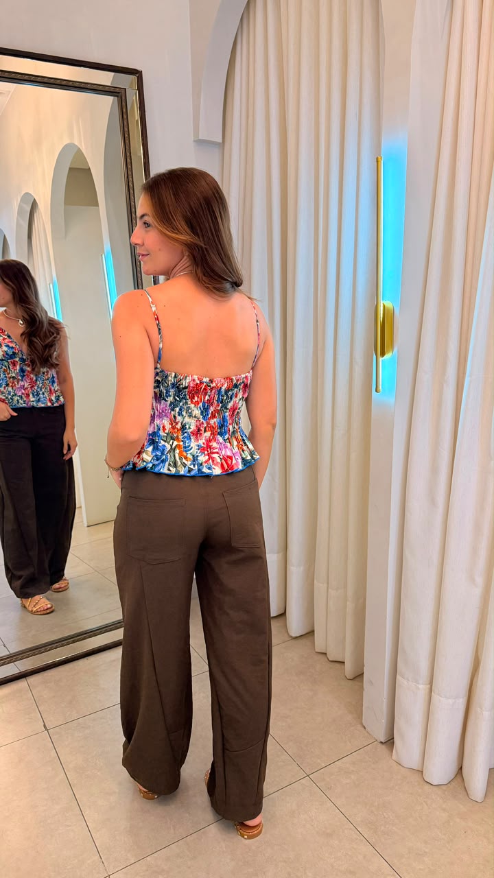 Calça Sarja Marina