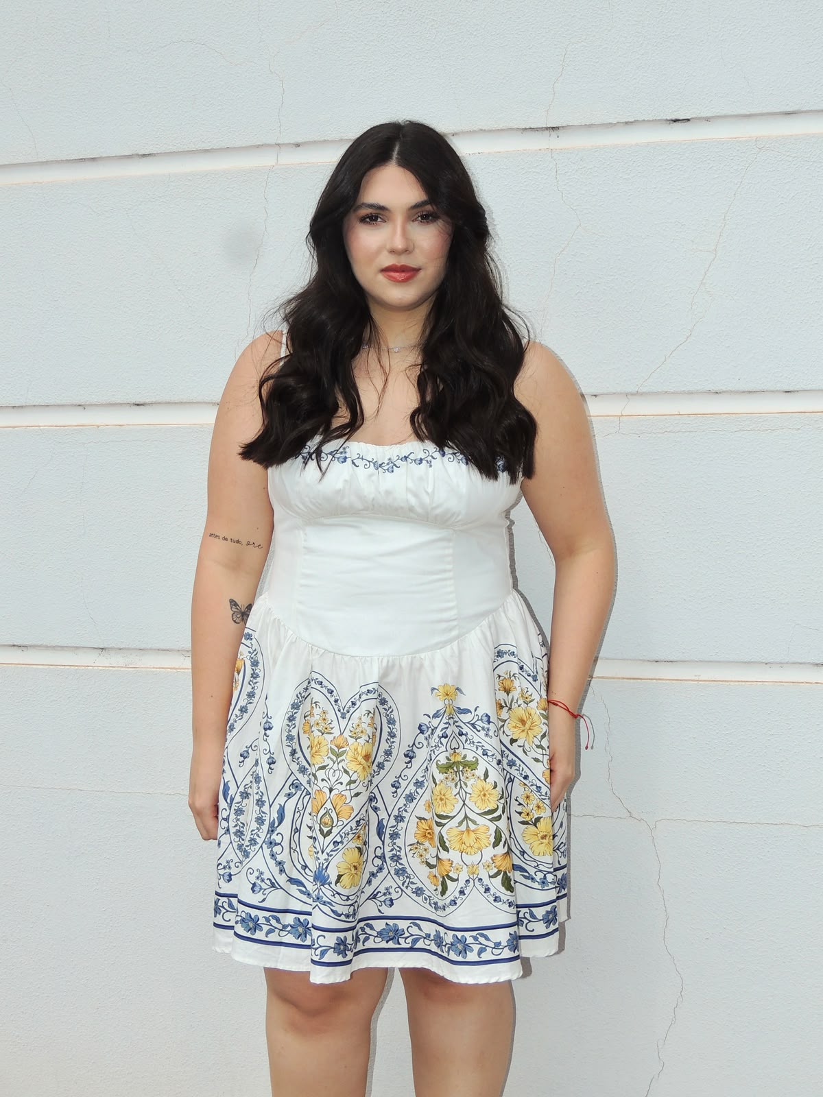Vestido Curto Estampado Romance Boho Farm