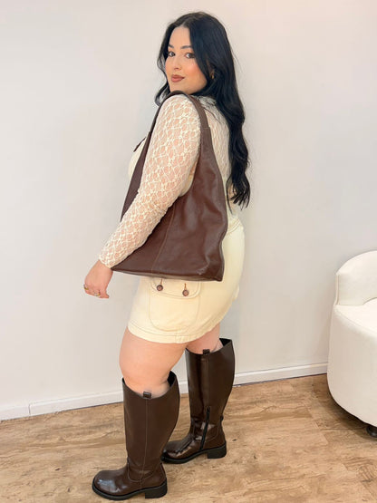 Short Saia Jeans Cargo Off