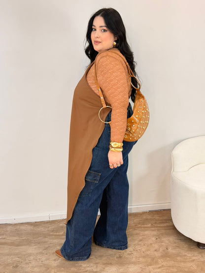 Bata Alongada Babados
