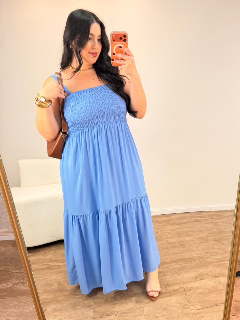 Vestido Bella Lastex Liso