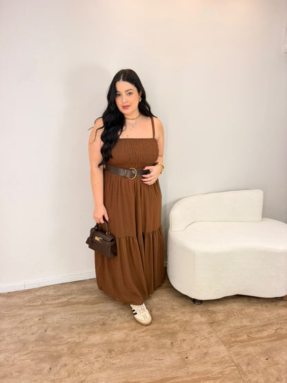 Vestido Bella Lastex Liso