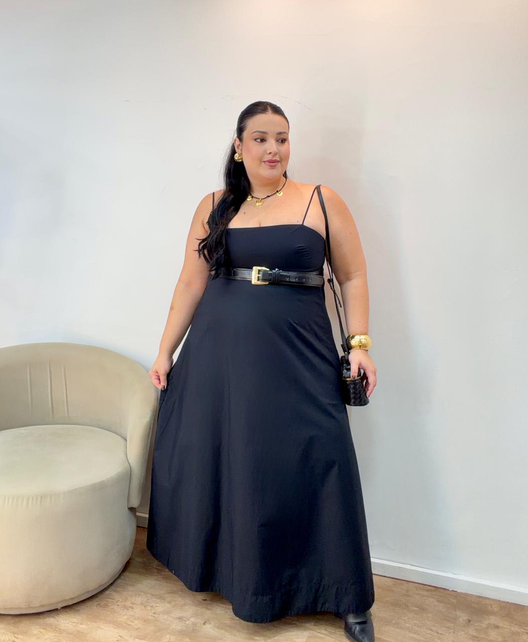 Vestido Midi Merlo Farm