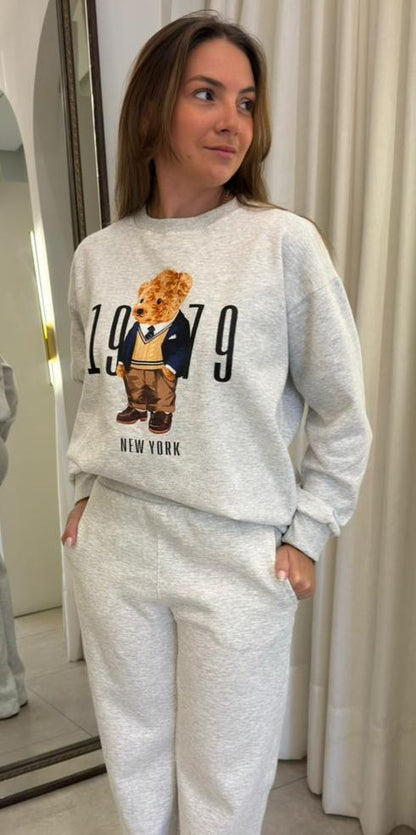 Conjunto Moletom Urso