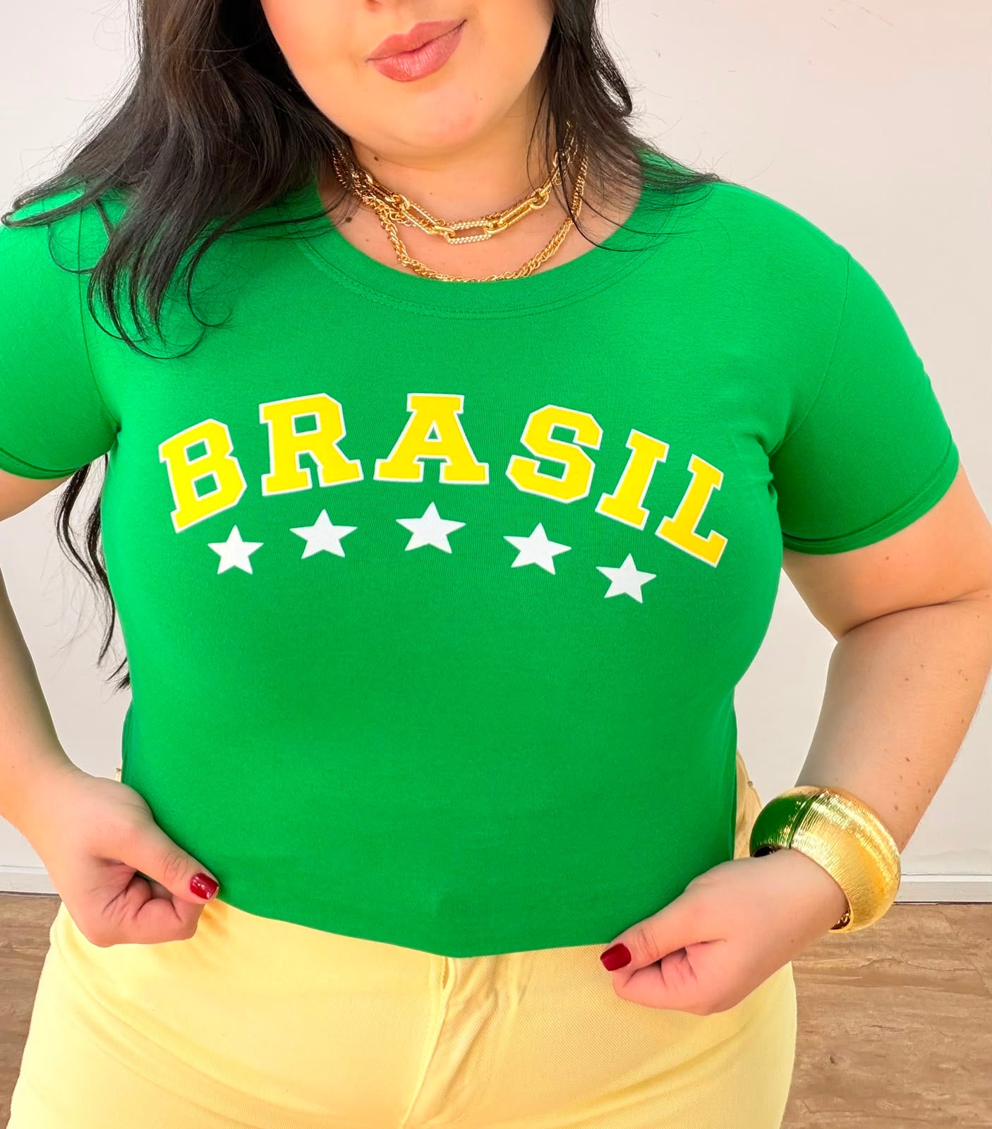 Camiseta Brasil Estrela