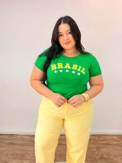 Camiseta Brasil Estrela